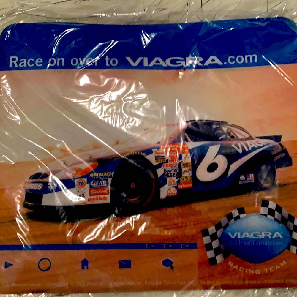 New Viagr a mousepad- NASCAR